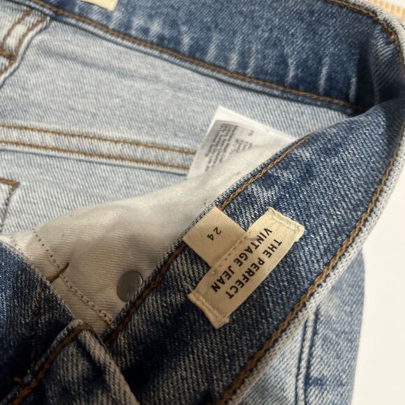 Sz 24 Madewell The Perfect Vintage Straight Jean in Kingsbury Wash - Picture 8 of 11